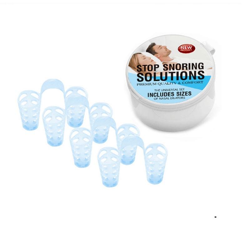 4KS Proti chrápání Spací nosní klip Pomůcka proti chrápání Nosní dilatátory Zařízení Pomůcka při překrvení Žádné proužky Kužely Spací pomůcka Zařízení