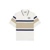 Athletics Striped Polo Shirt Asia Sizing 'Ivory' Men's NFE22241-IV