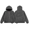 Corteiz Streetwear Zip-Up Hoodie Men Loose Fit Casual Letter Print Winter Jacket