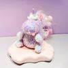 Jinnew Scruffy Creative Unicorn Plush Cartoon Pendant With Sequins For Girl