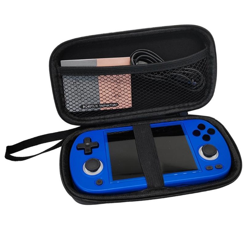 Pouch for RG40XX H Handheld Game Console Scratchproof Carrying Case Shockproof Storage Bag Hard Case with Pocket
