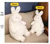 Cute White Rabbit Plush Toy - Pillow and Bedtime Doll Gift for Girls