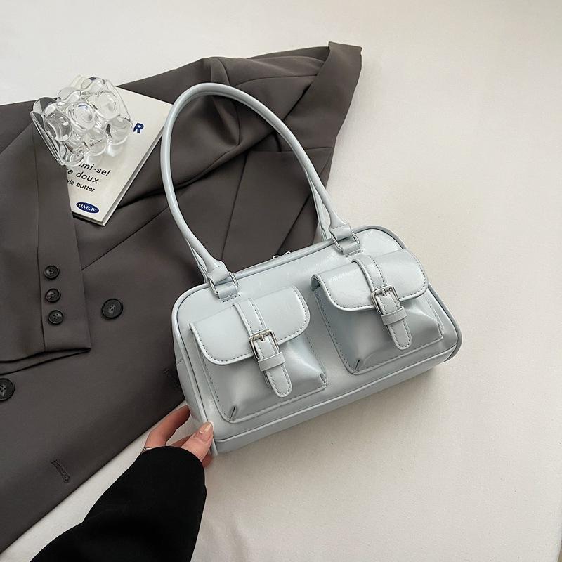 Premium Sense Women's Bag Large Capacity 2025 New Autumn and Winter Niche Design Single Shoulder Underarm Bag Commuter Pillow Bag