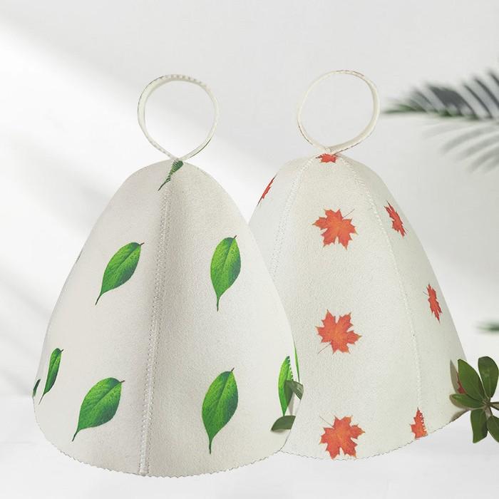 Thickened Non-Slip Absorbent Sauna and Hot Spring Bath Hat