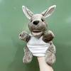 Plush Toy Kangaroo Hand Puppets Kindergarten Children Comforting Dolls Souvenirs