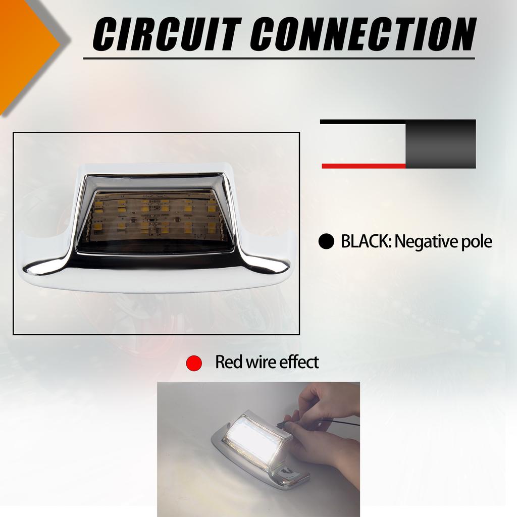 For Harley Road King Motorcycle LED Front Rear Light FLHR Heritage Softail Classic FLSTC Electra Glide Motocross Tip Light
