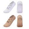 2 Pairs Women's Crisscross Strap Yoga Socks With Nonslip Grip Low Cut Cotton Socks For Pilates Barre Ballet Barefoot