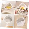 Stovetop Sauce Frying Pan Aluminum Nonstick Pot with Pour Spouts Wooden Handle for Pouring Oil Heating Boiling Milk Frying Eggs