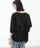 AC by Alpha Cubic Cape Design Blouse Touch UV Size Black Bi-Motion [Cooling & Protection] Women's 353786,