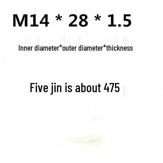 Thick Galvanized Round Iron Flat Washer (M14/M18/M10)