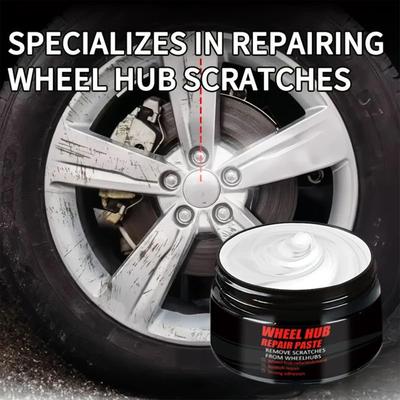1pc Automobile Wheel Rim Scratch Reconditioning Paste, Tire Rim Scratch Paint Repair Paste - Aluminum Alloy Wheel Hub Repair
