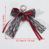 Exquisite Ornament Lace Bow Keychain Hollow Design Bag Pendant Ribbon Keyring  Backpack Accessory