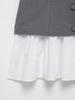 2025 Spring Women's European & American Style Poplin Patchwork Short Dress