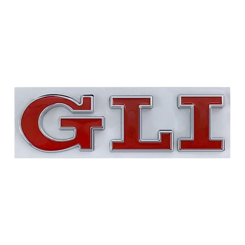 2026 Hot For VOLKSWAGEN VW 3D Metal Logo GLI Emblem Letters Badge Car Rear Trunk Sticker for Volkswagen VW Golf Bora Jetta MK4 M