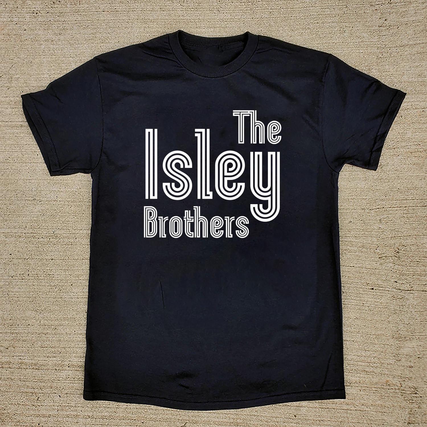 The Isley Brothers Logo Black Cotton Shirt All size S-5XL BS1162 XL