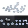 100pcs Clear Silicone Earring Stopper Earlobe Support Disc Pads Ear Closures Set
