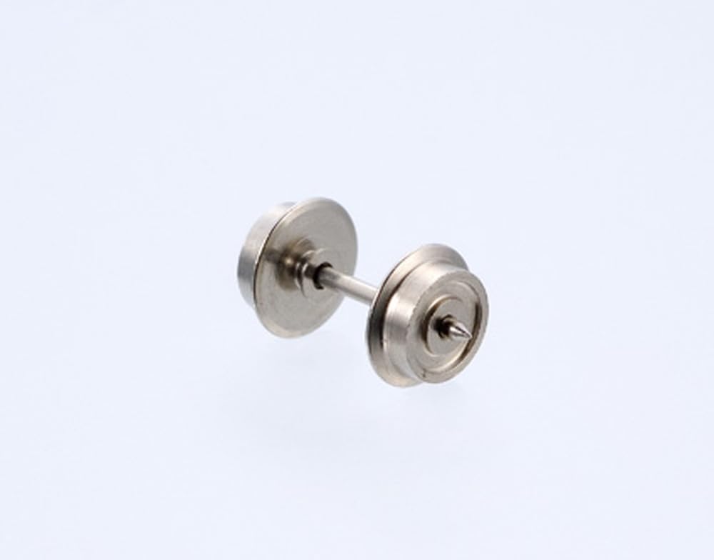 Tomytec N Gauge Gearless Wheels Conventional Current Pack of Model Railroad 0651 (5.6mm, Collection, Silver), 4, Supplies,