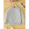 Kids Sweatshirt Cute Printed Pattern Simple Sweet Beauty Baby Spring Thin Round Neck Hoodie