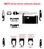 Carbon Fiber Interior Stickers for Hyundai IX35 (18 Models) - Central Control & Shift Decor