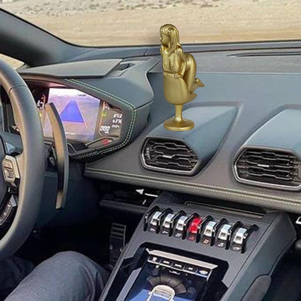 Sexy Bunny Girl Statue Desktop Miniature Home Car Bar Ornament