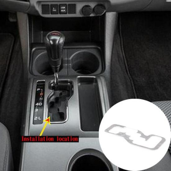 Slitina Stříbrný Panel Řadicí Páky Kryt Dekorace Lišta Pro Toyota Tacoma 2011-2014