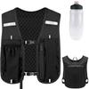 Running Hydrating Vest with 500ml Kettle, Adjustable Chest Strap, Light and Breathable, Suitable for Marathon Jogging and Riding, Can Store Mobile Ph