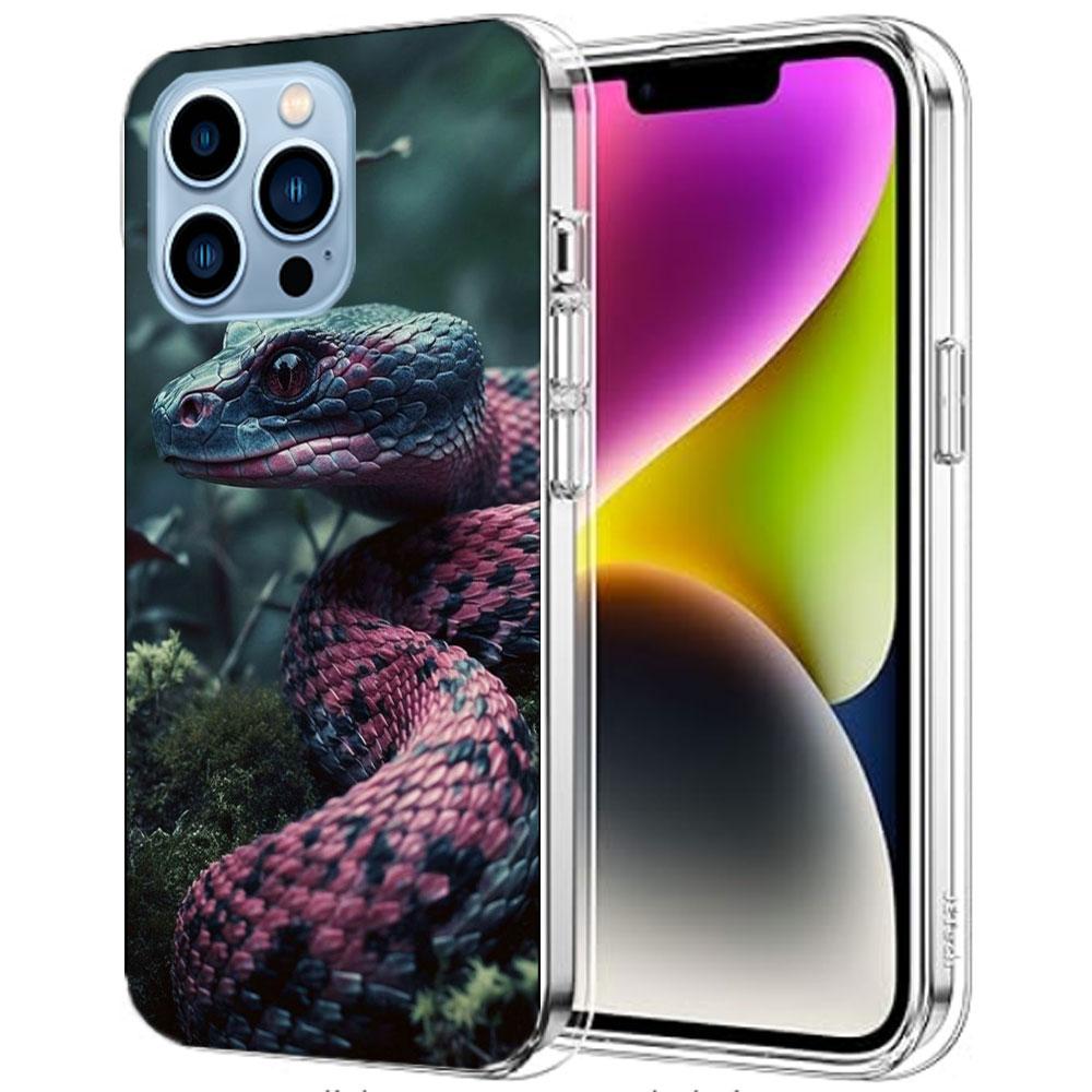 Forest Vipers And Pythons Cases Phone Case For Iphone 17E 16E 17 Air 16 Pro Max 15 Pro 14 Plus 11 13 12 Mini Cover Cases Compati