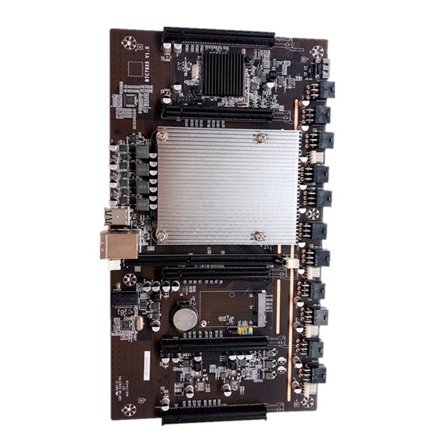 BTC Mining Motherboard BTC79X5 V1. 0 LGA 2011 DDR3, Supports 32GB, 60mm Pitch, Supports RTX3060 Graphics Card for BTC Miner