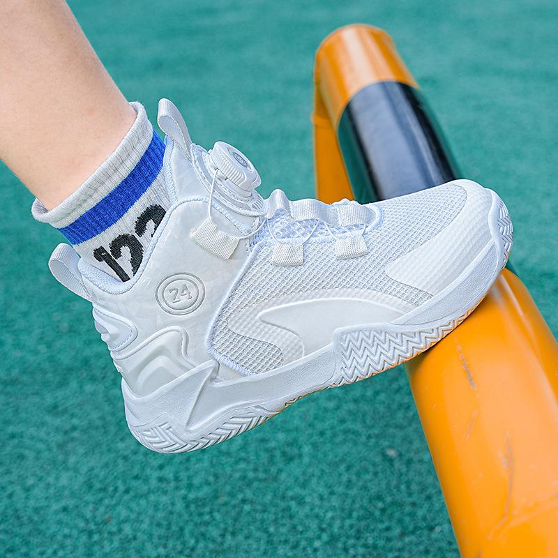 Children's Basketball Shoes 22 New Youth Mesh Soft Sole Professional Training Game Shoes Children's Shoes