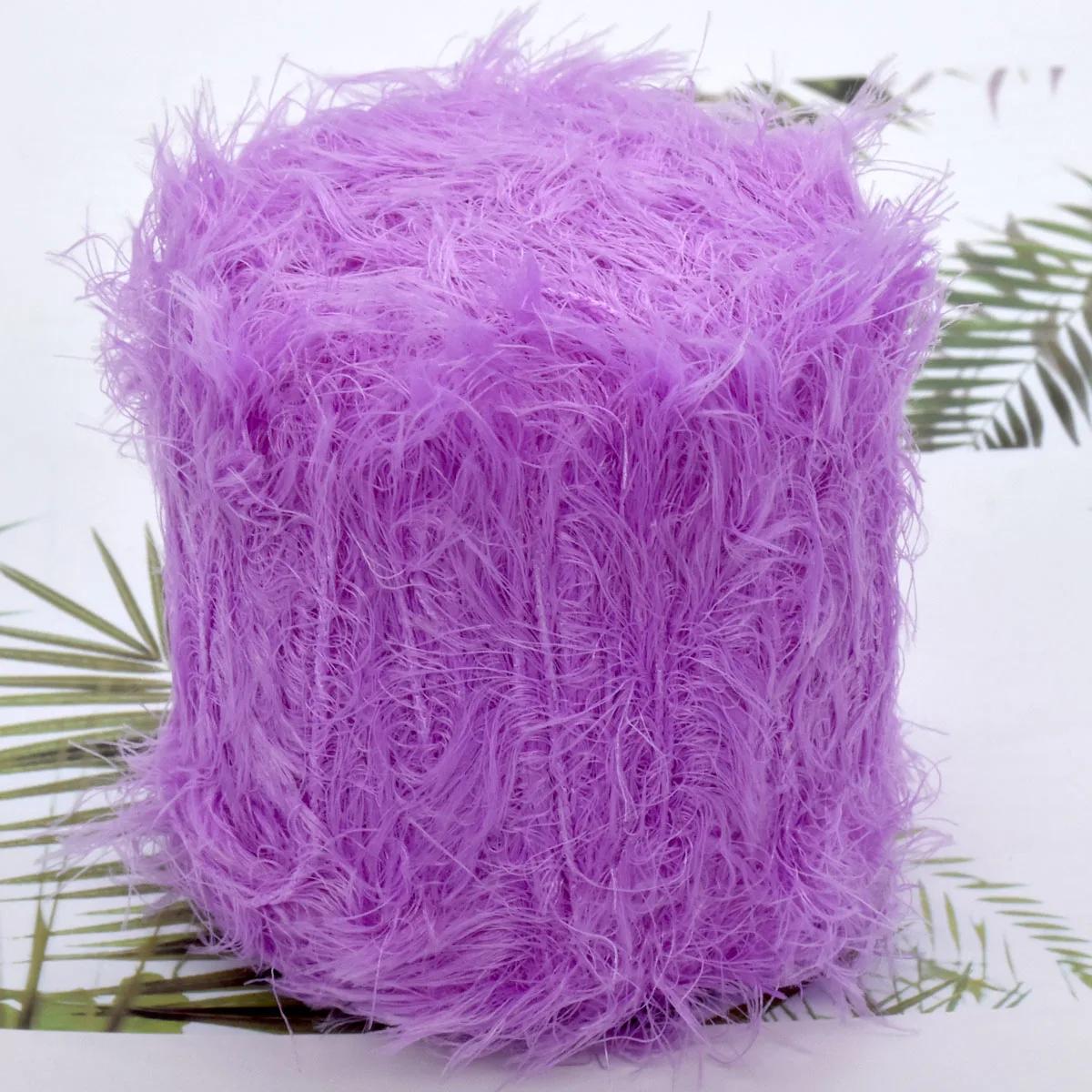 

50g/pcs Faux Mink Velvet Yarn DIY Hand Knitting Crochet Sweater Scarf Needle Thread 30m/33yd 60% Mink velvet 40% Polyamide silk