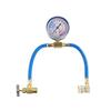 R134a Refrigerant Gas Recharging Kit Air Conditioning Tool Hose Set Refill Air Conditioning Recharge 1/2’’Automotive Gauge Z7A0