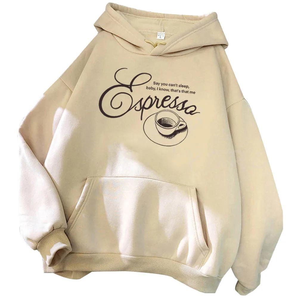 

Худі Sabrina Carpenter Espresso Мерч Sabrina Carpenter Музичний Подарунок для Фанатів Унісекс Харадзюку Довгий Рукав Толстовки L