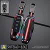 3 4 Bottons Racing Style Metal Car Key Case Fob Cover for Porsche Boxster Cayman Panamera Cayenne Macan 718 911 Taycan