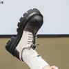 Shoes Men's and Women's 2025 New Casual Leather Shoes Summer Breathable Business Shoes Trendy Brand Platform Derby Shoes 5774-J