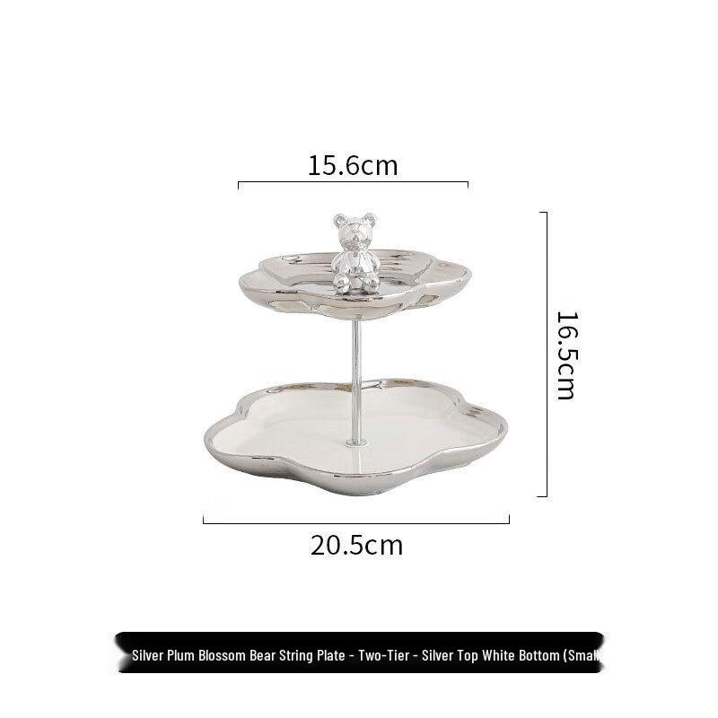Wei Yi Ceramic Multi-Tier Fruit & Dessert Stand