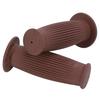 Nakira Motorradgriff Moped Lenker Fassform 0,9 Zoll (22,2mm) Links und Rechts Set Gummi F Typ (Braun)