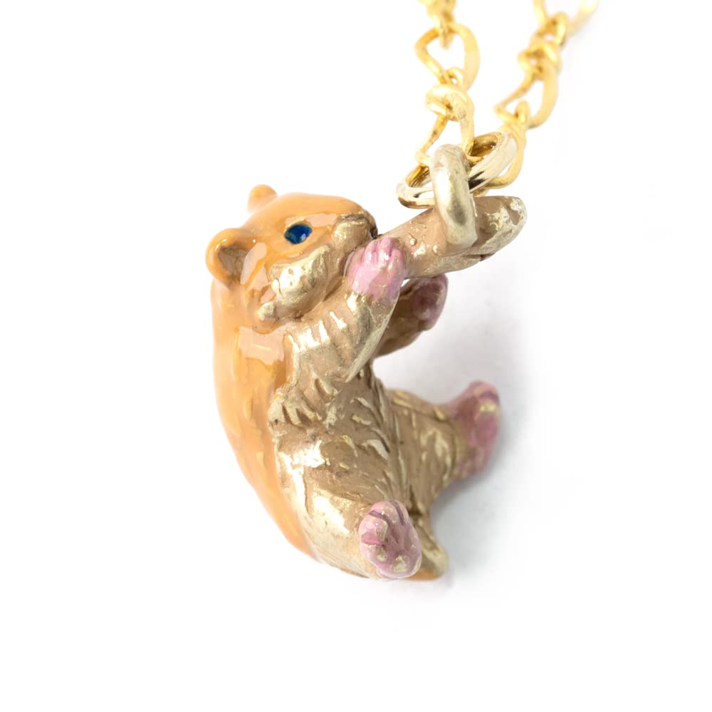Necklace for Women - Hamster Design - PalnartPoc Official Bluff Superior Present - Greedy Hamster