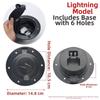 Waterproof Four Wheel Car Fuel Tank Cap Black Spring Cover Accessories  Electric Tricycle Parts