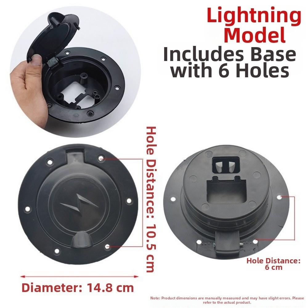 Waterproof Four Wheel Car Fuel Tank Cap Black Spring Cover Accessories  Electric Tricycle Parts