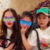 Voice-Controlled LED Trendy Light-Up Shutter Glasses for Festivals