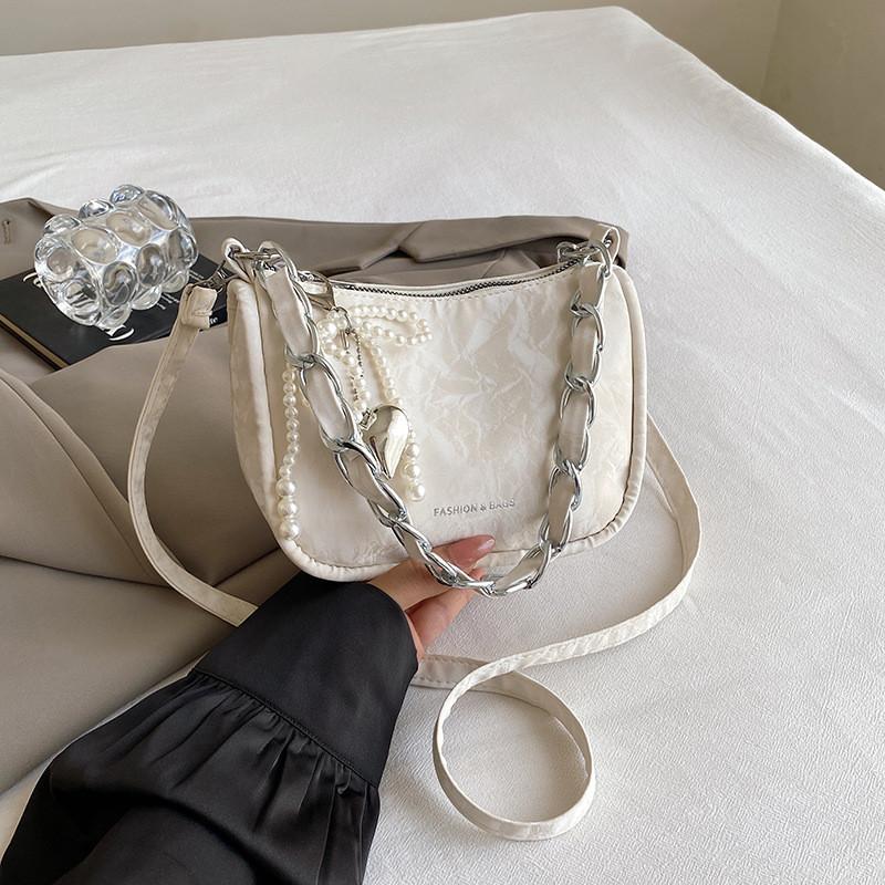 Chic And Fashionable Shoulder Crossbody Purse For Women In Black White Gray Green