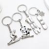 Winter Sports Sled & Snowboard Keychain - Perfect Gift for Snow Enthusiasts