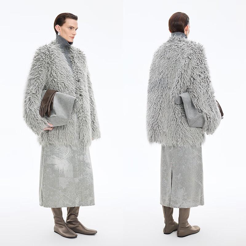 JNBY Women's Loose V-Neck Knitted Sweater