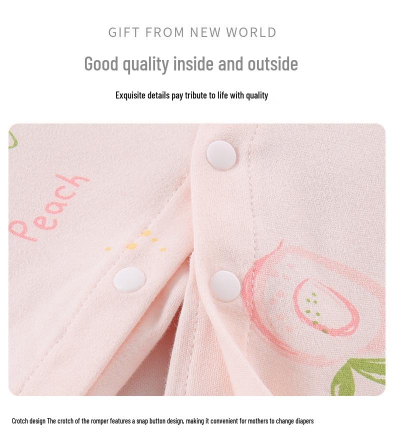 Newborn Pure Cotton Romper Set – Baby Gift Box for Autumn/Winter, Perfect for Firstborn and Milestone Celebrations