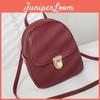 Mini Mochila Feminina Mochila de Couro PU Mochila Escolar Bolsa de Mão Bolsas de Ombro