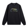 Li-Ning Letter Logo Printed Round Neck Pullover Sweatshirt And Comfortable Long Pants Set Men sweatshirt set AWDVH35-1+AKLUE31-1