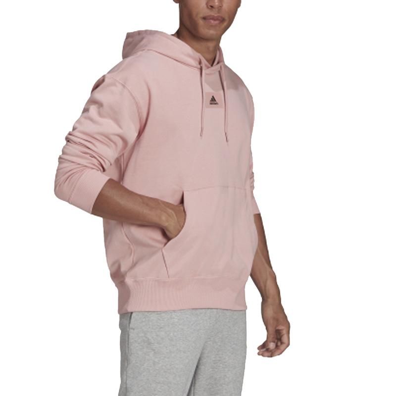 adidas Felpa sportiva a tinta unita da uomo viola rosa HE4348
