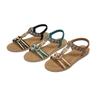 Rhinestone Casual Fashion Sandals Seaside Beach Flat Sandals Women