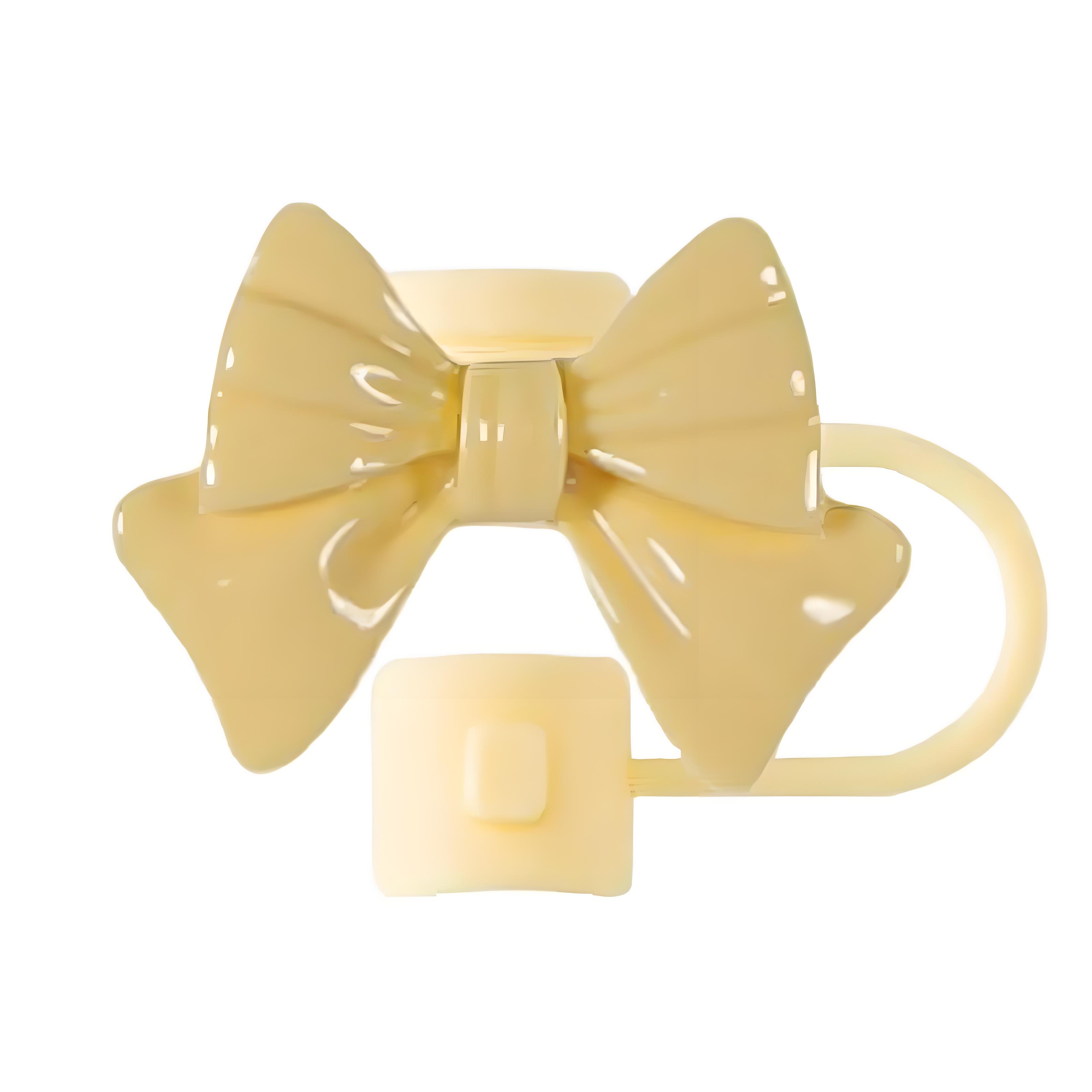 

Соломенный чехол с бантом, силиконовые чехлы для соломинок, крышка для стаканов на 30 и 40 унций, многоразовые соломинки, милый стакан, аксессуары для соломенных топперов