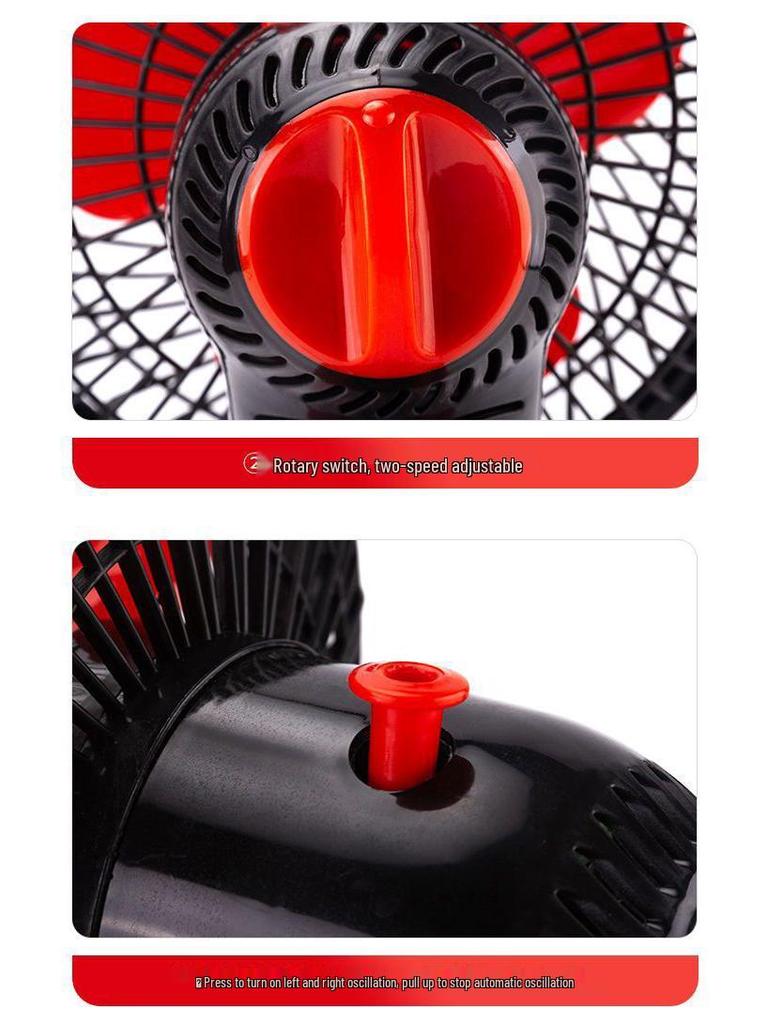 Silent Mini Fan: Cartoon Design for Dorms, Desks, and Offices